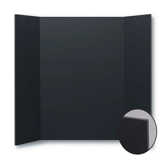 Black Flipside Foam Project Board, 36&#x22; x 48&#x22;, Pack of 10